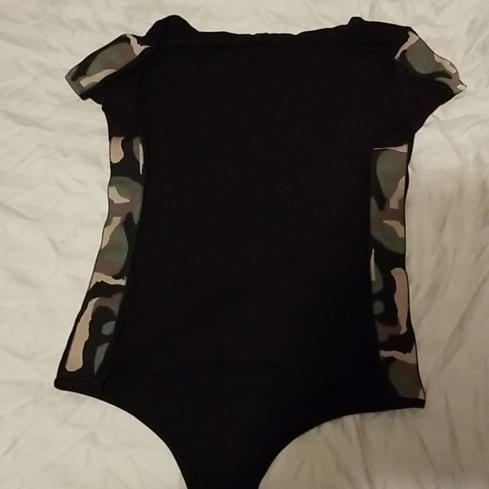 Black bodysuit shirt